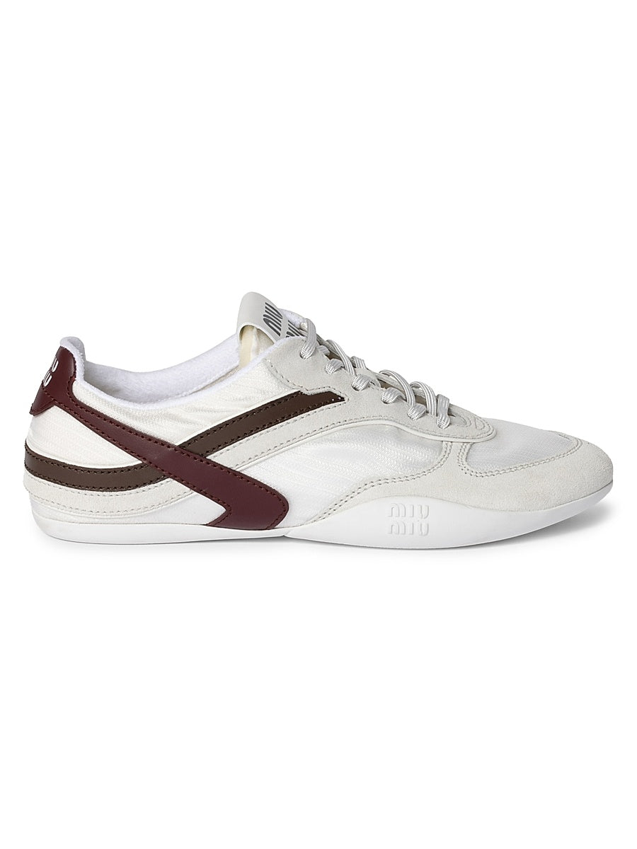 Gymnasium Technical Fabric and Suede Sneakers