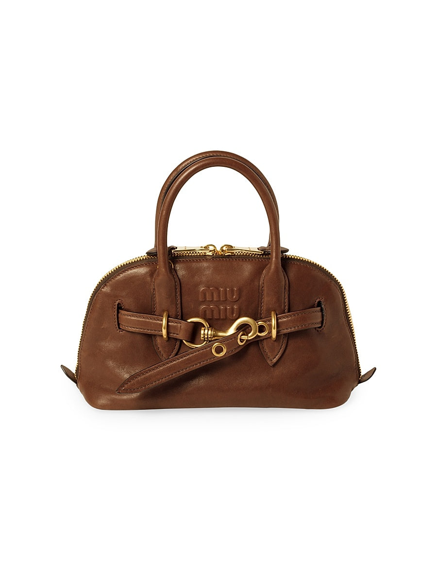 Aventure Nappa Leather Top-Handle Bag