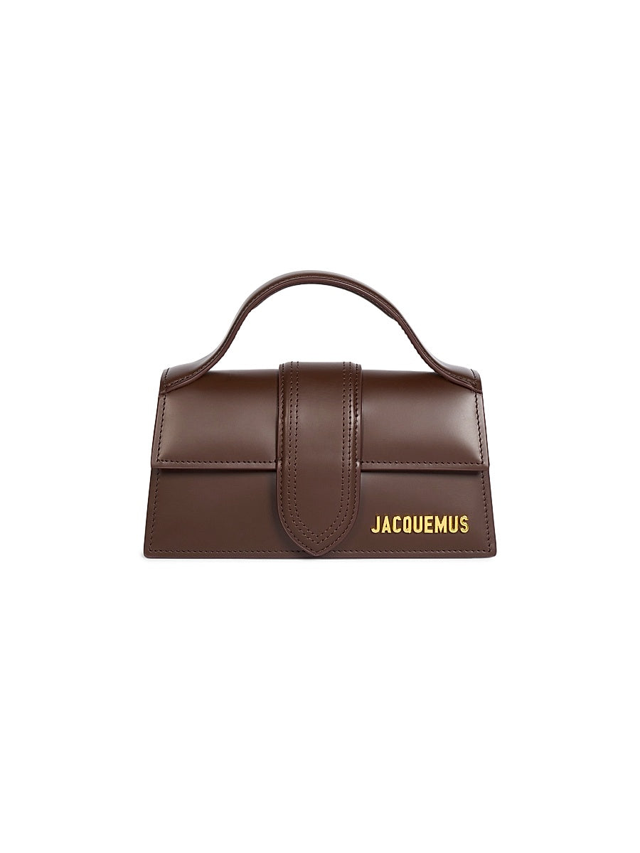 Le Bambino Leather Top Handle Bag