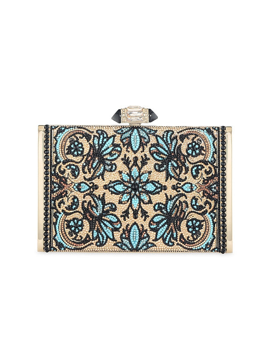 Crystal-Embellished Convertible Clutch