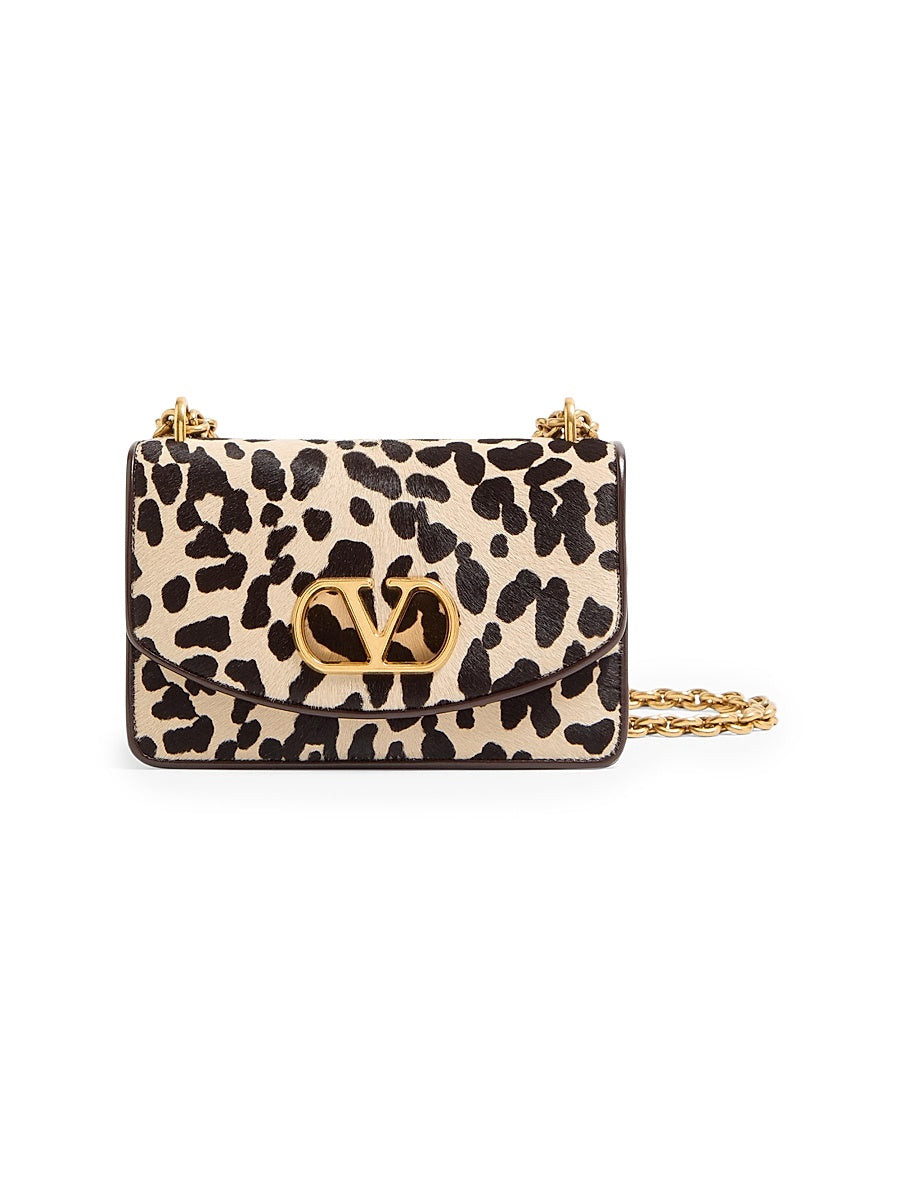 Vain Small Shoulder Bag in Pony Effect Calfskin