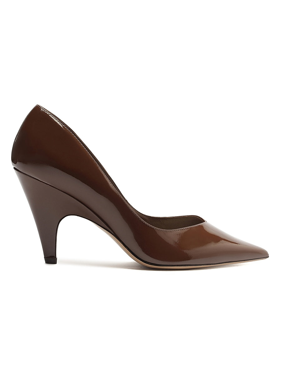 Frenchie 85MM Leather Pumps
