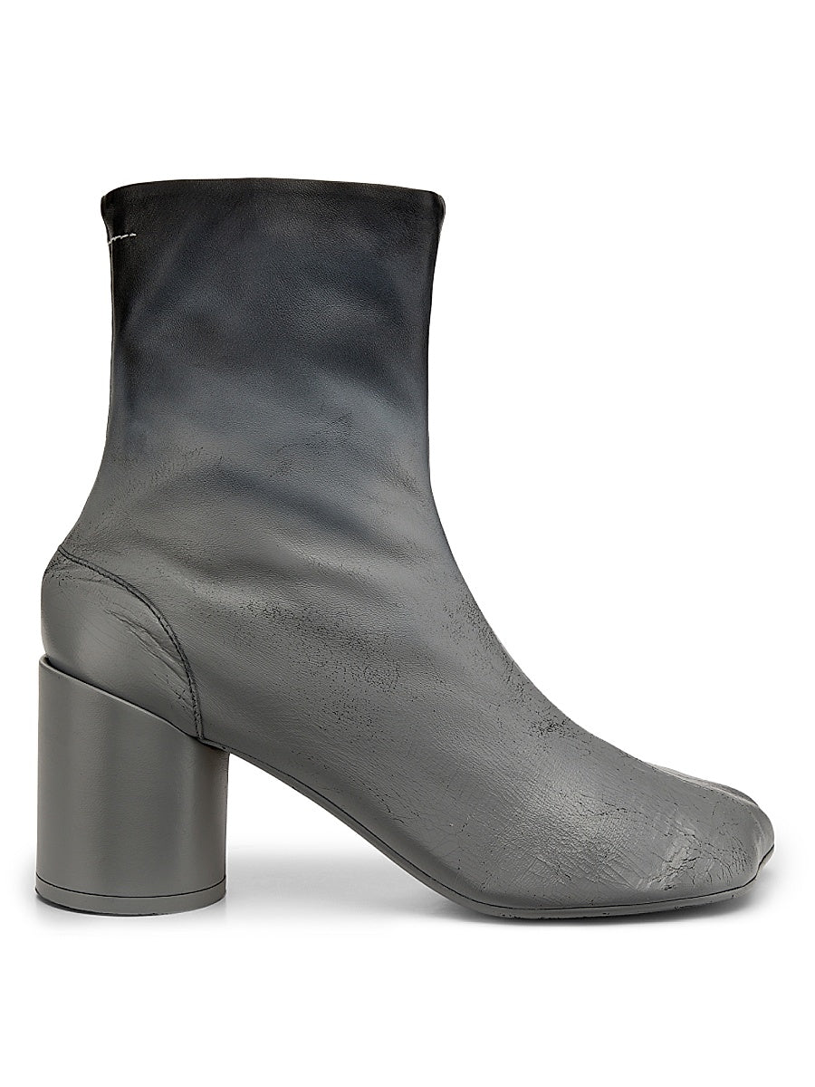 70MM Leather Ankle Boots