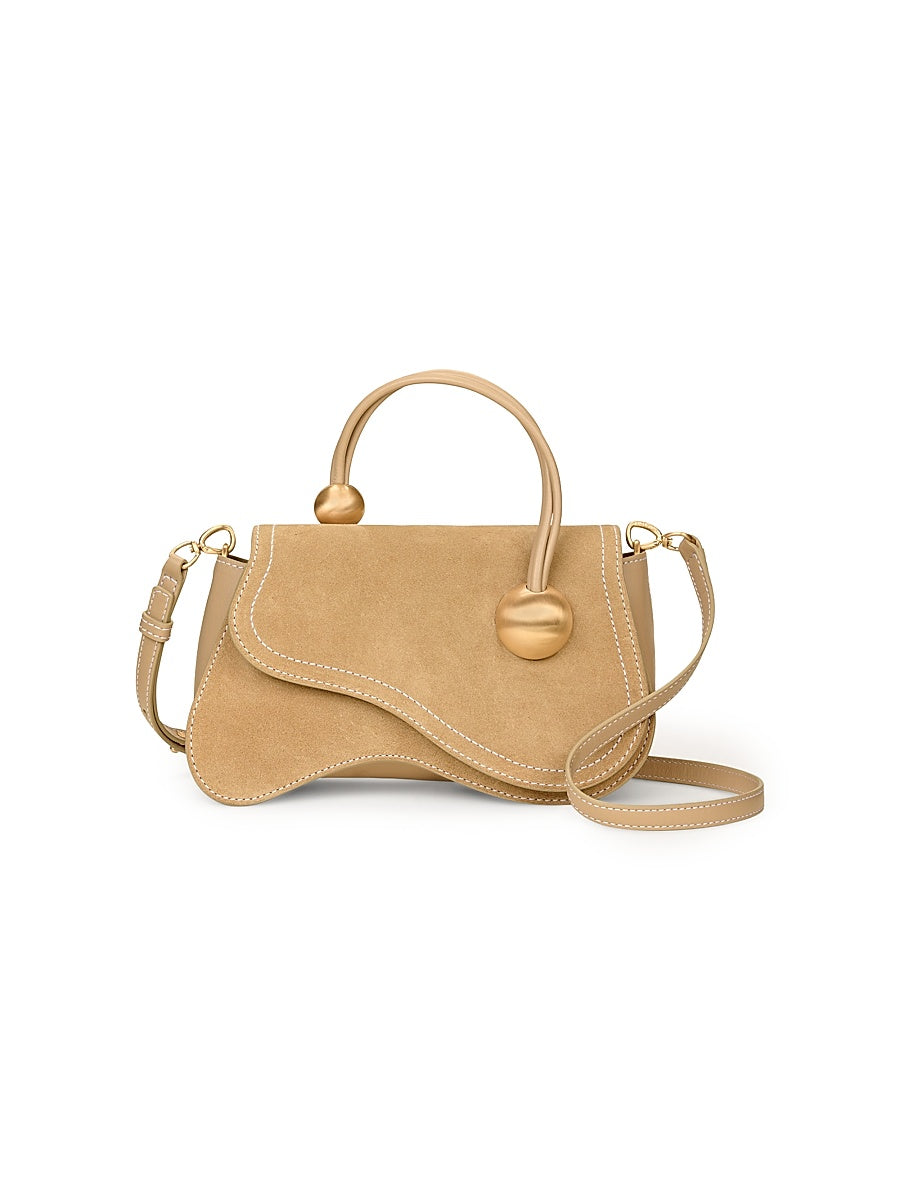 Kazia Nano Suede Top Handle Bag