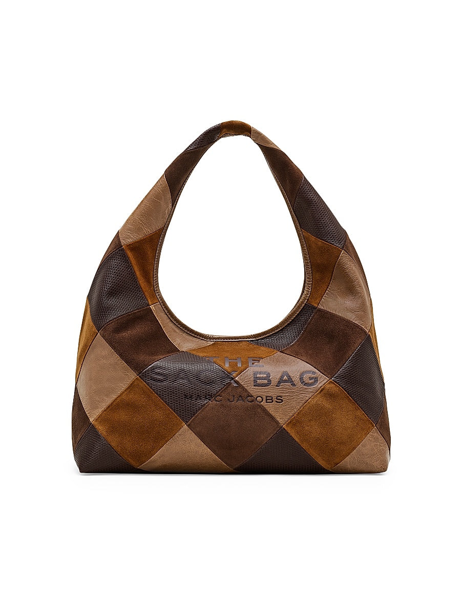 The Suede Patchwork Sack Bag