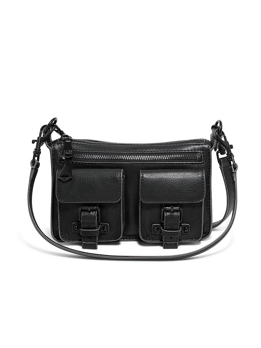Saddle-Up Leather Mini Convertible Crossbody Bag