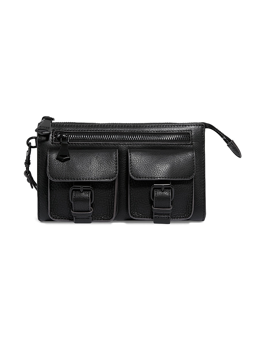 Saddle-Up Leather Wristlet Clutch