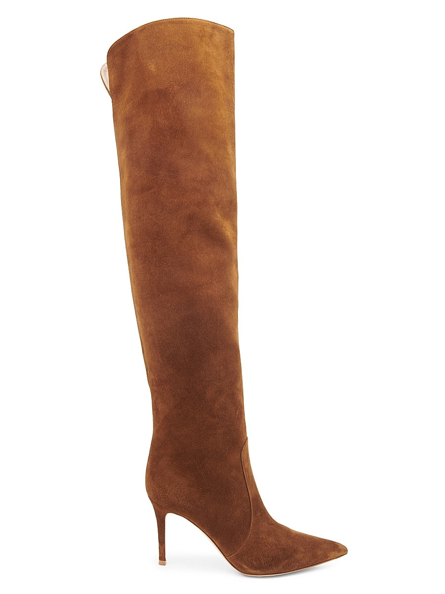 Hansen 85MM Suede Knee-High Boots