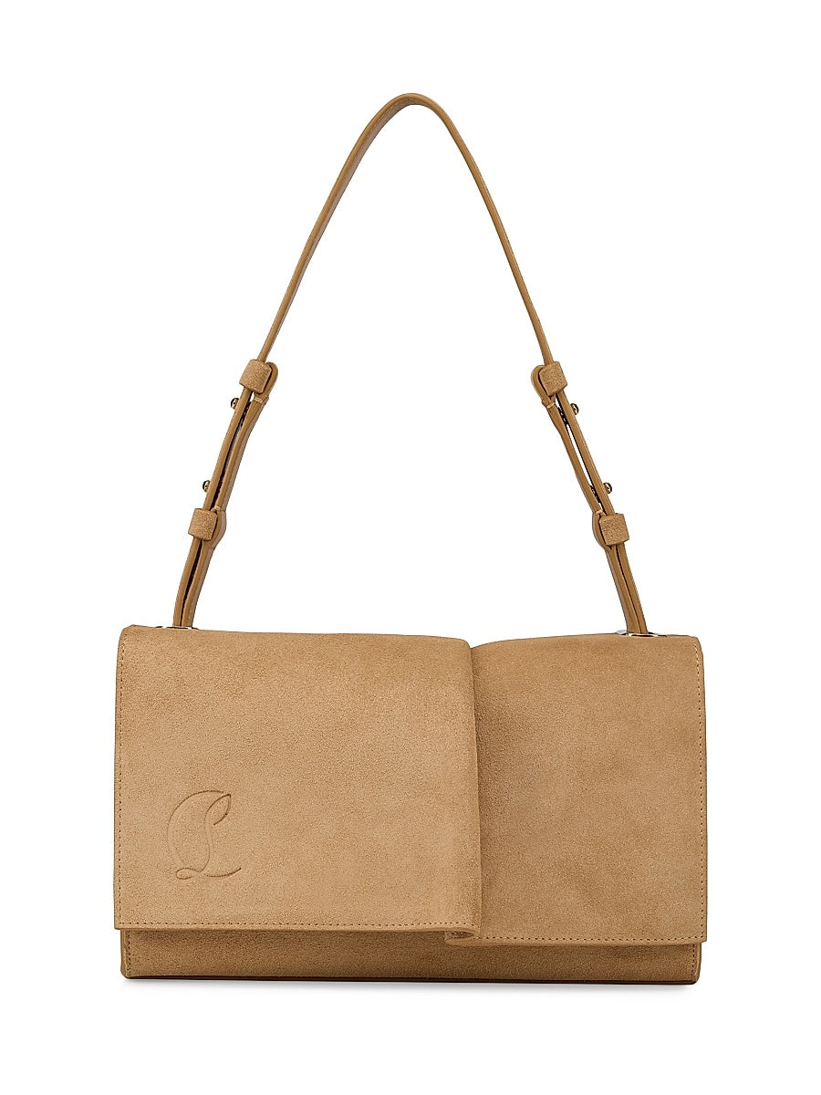 Baggy Small Suede Shoulder Bag