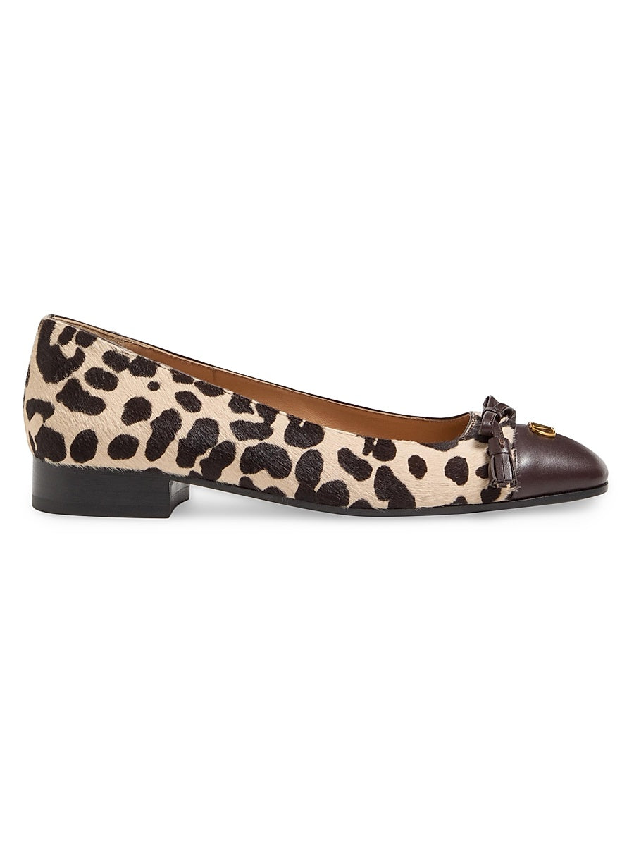 Valet Du Roi 25MM Ballerinas in Pony-Effect Calfskin