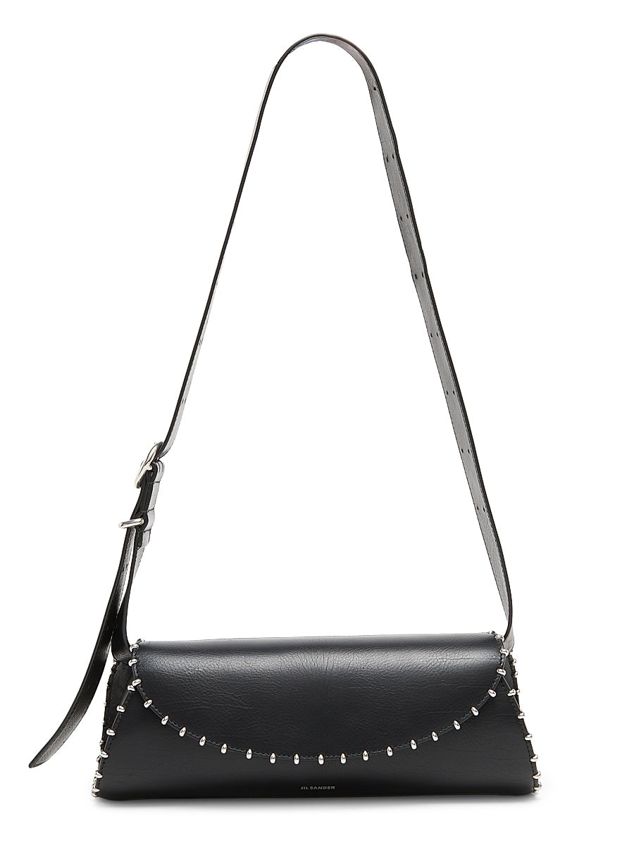 Cannolo Studded Leather Shoulder Bag