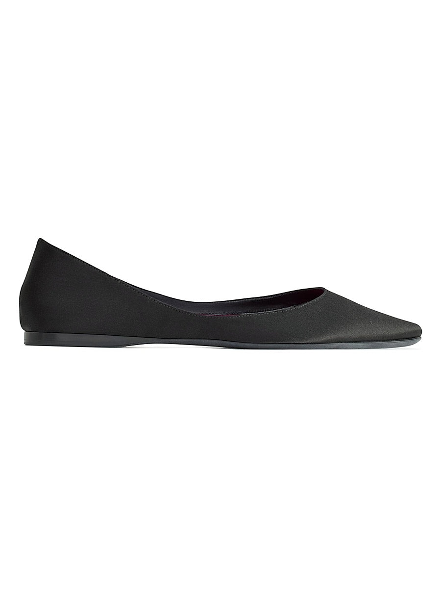 Lou Ballerinas in Satin Crepe