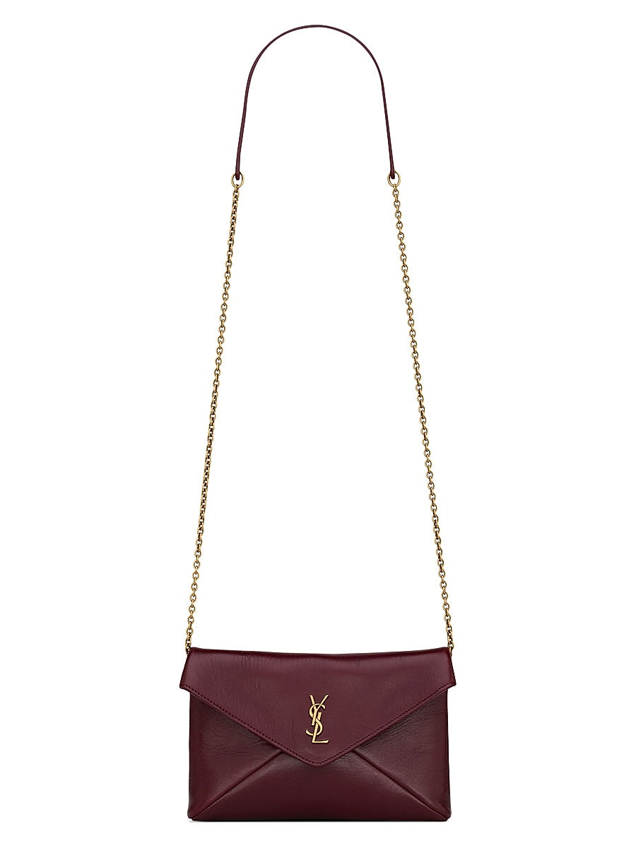 Cassandre Chain Pouch in Shiny Leather