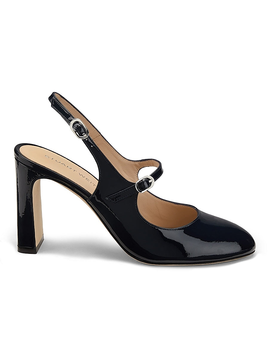 Babette Patent Leather Mary Jane Pumps