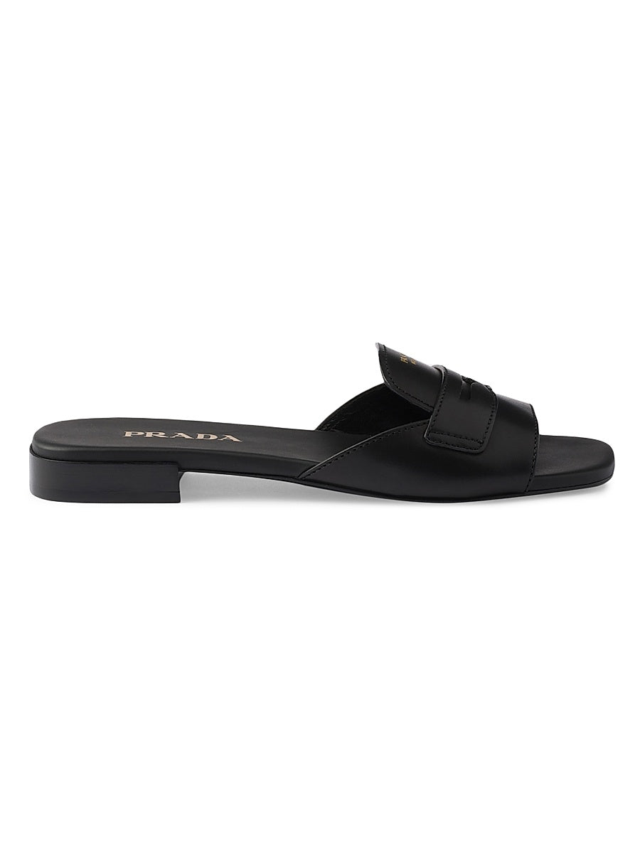 Leather Slides