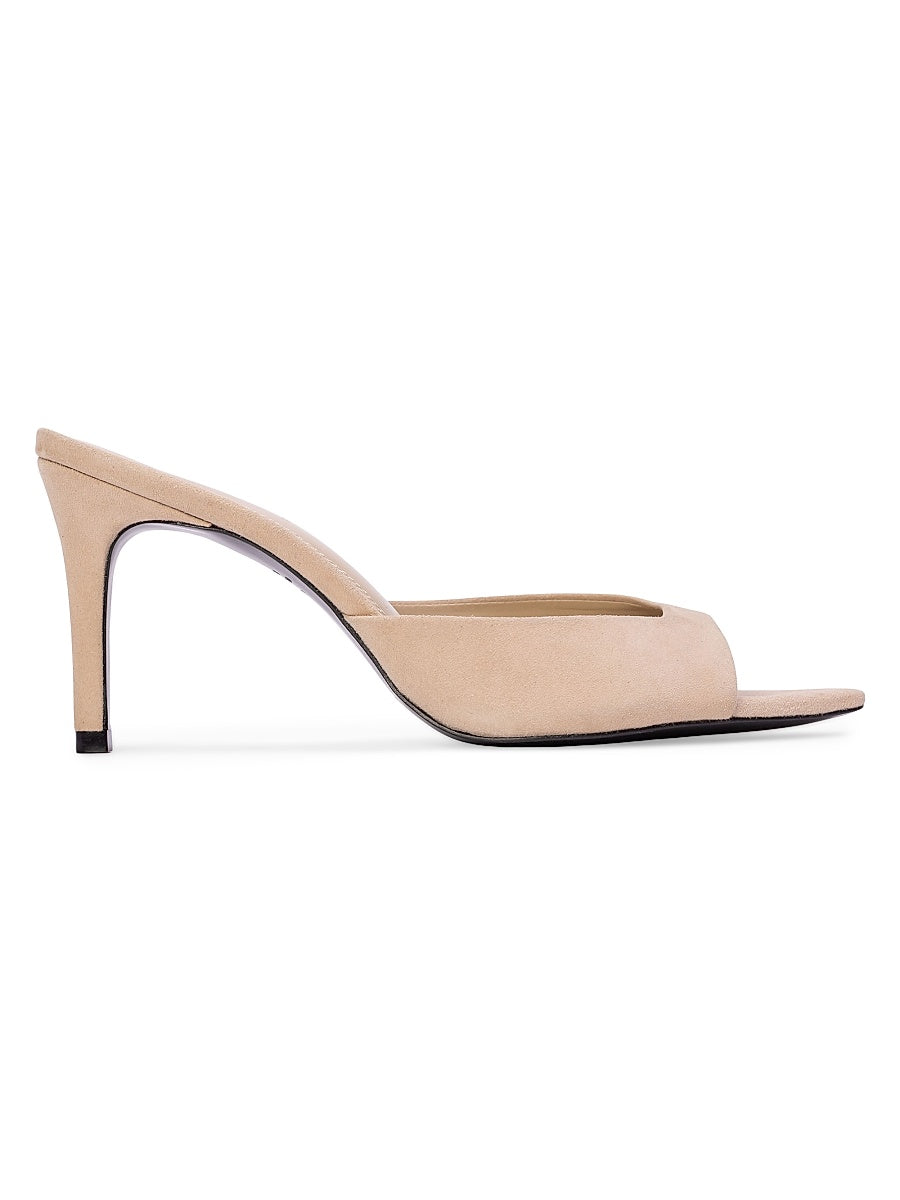 Brea 80MM Suede Mules