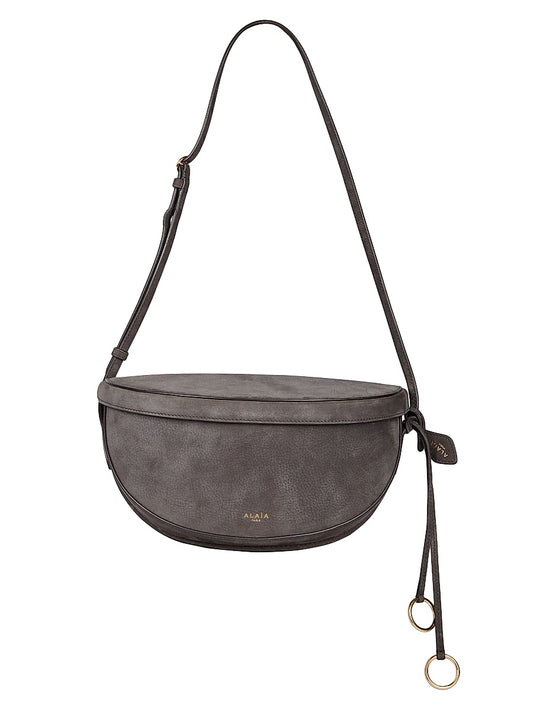 East-West Suede Shoulder Bag