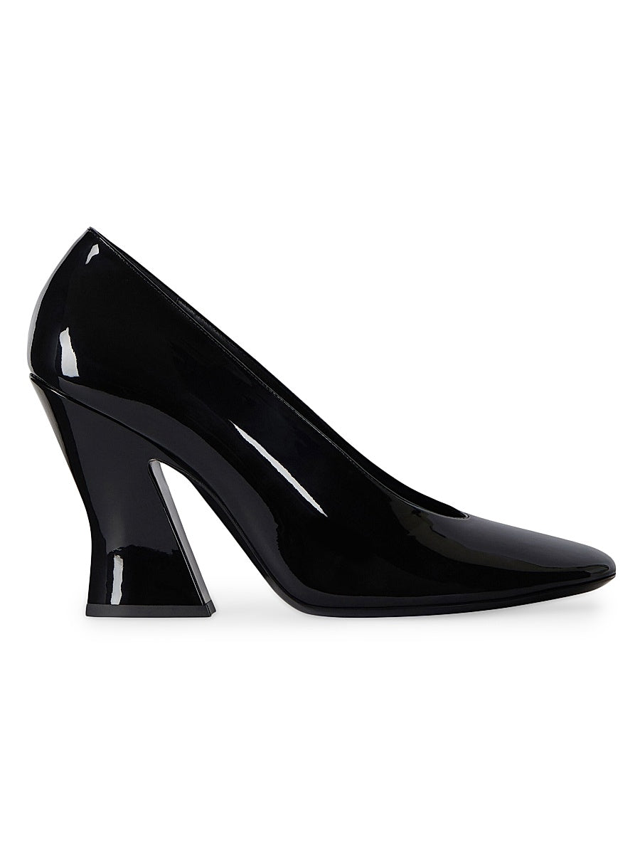 Sculpted Pumps in Patent Leather