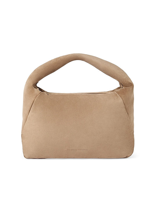 Duo Hobo Bag in Soft Suede