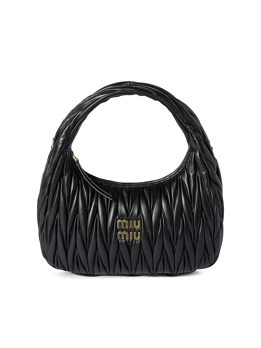 Wander Matelassé Nappa Leather Top Handle Bag