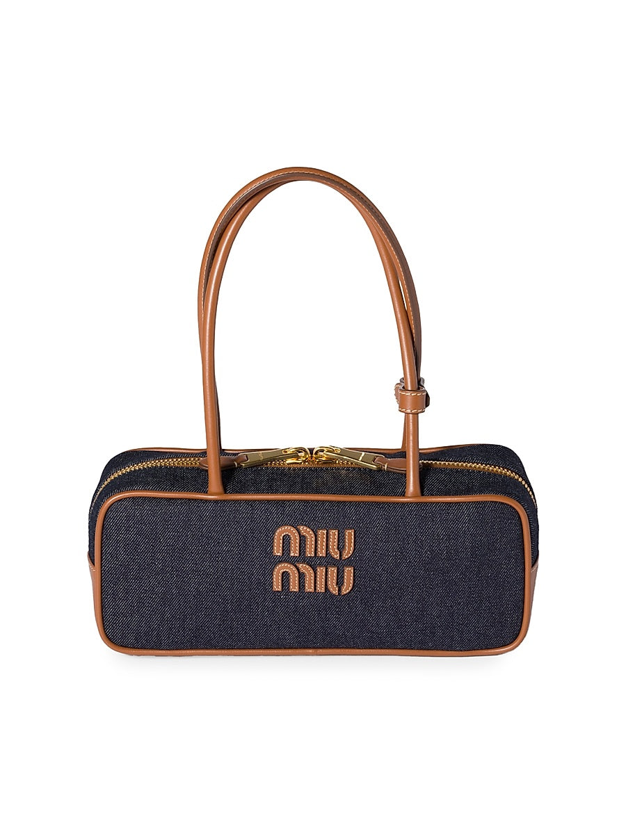 Beau Denim Top Handle Bag