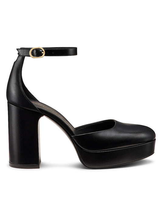 Dayna 90MM Leather Platform Sandals