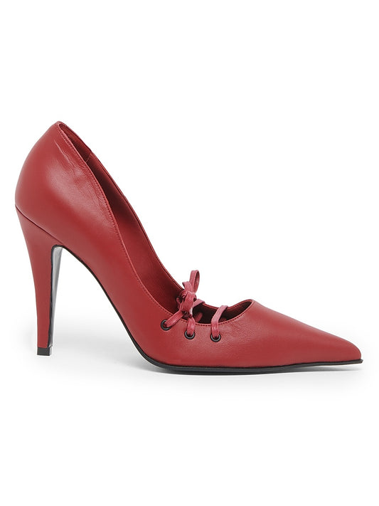 Corset 100MM Leather Pumps
