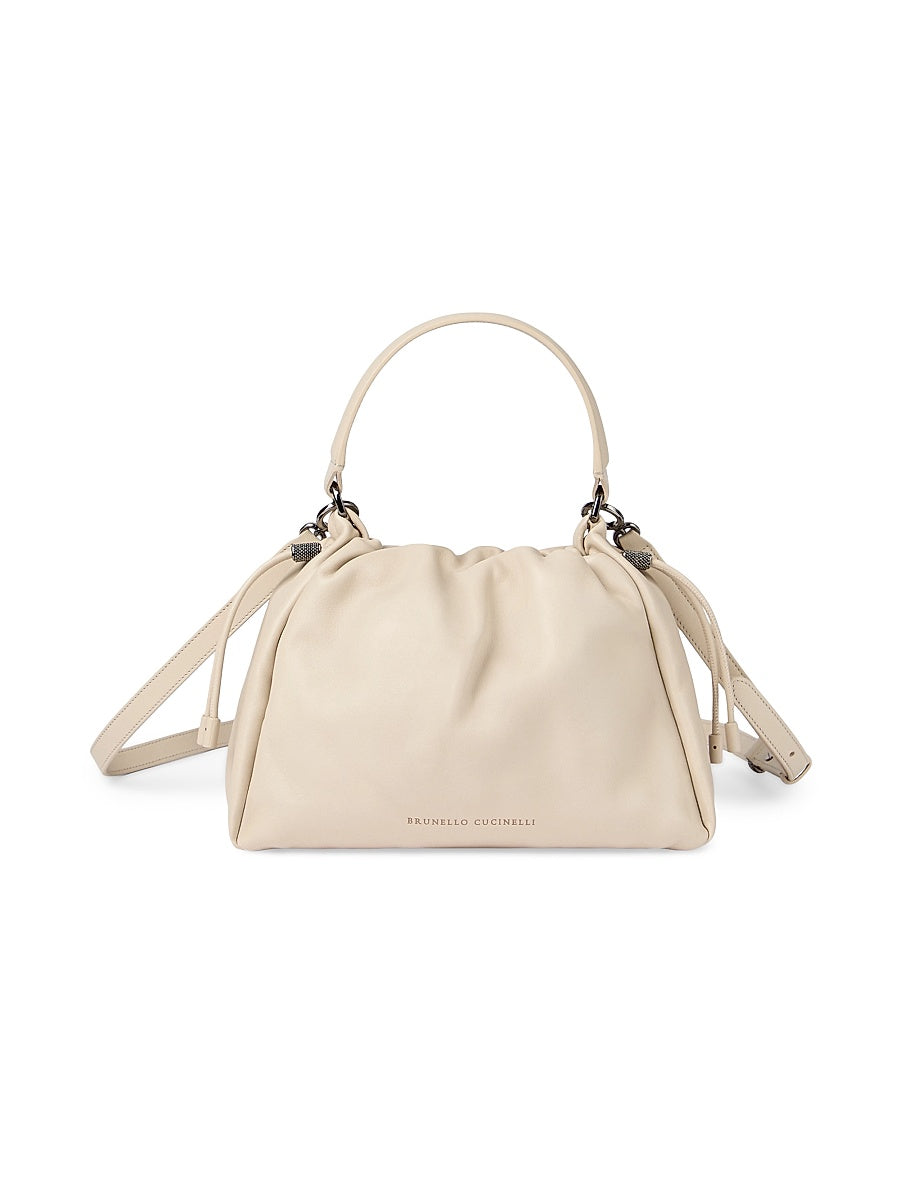 Mellow Small Bucket Bag in Soft Leather
