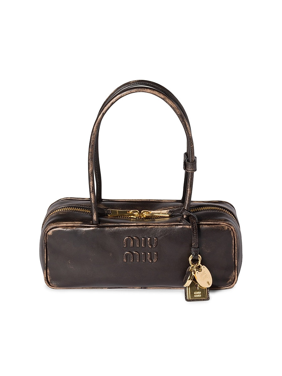 Beau Nappa Leather Top Handle Bag