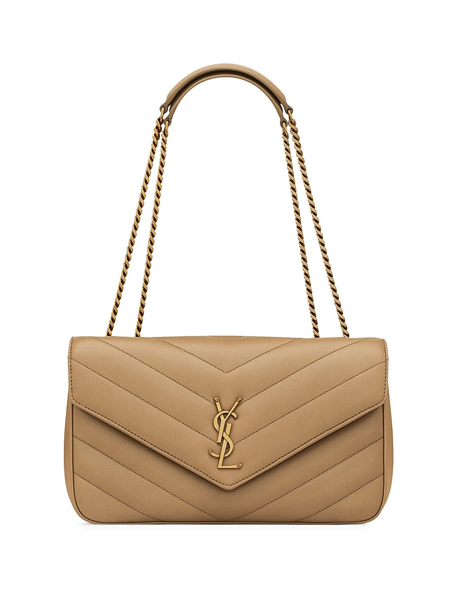 Loulou Medium Shoulder Bag in Lambskin Leather