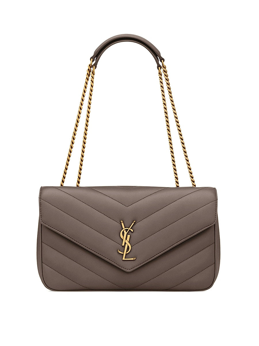 Loulou Medium Shoulder Bag in Lambskin Leather