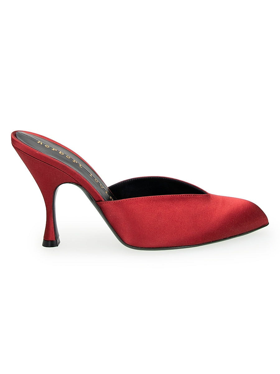 Sitting Pretty 70MM Satin Mules
