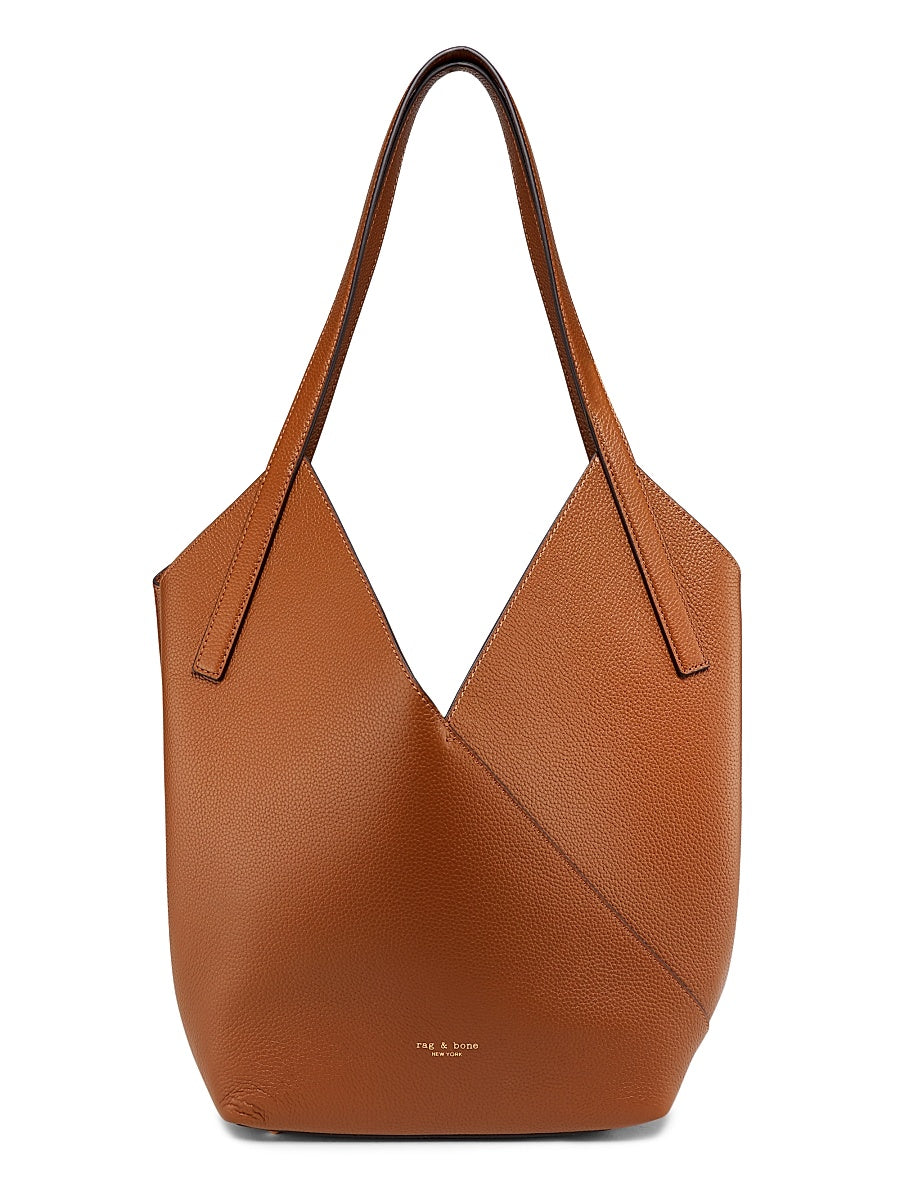 Alix Small Leather Tote Bag
