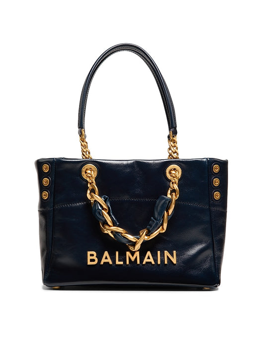 1945 Soft Cabas Small Crinkled Leather Bag