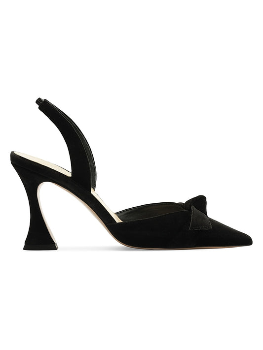 Clarita Bell 85MM Suede Slingback Pumps