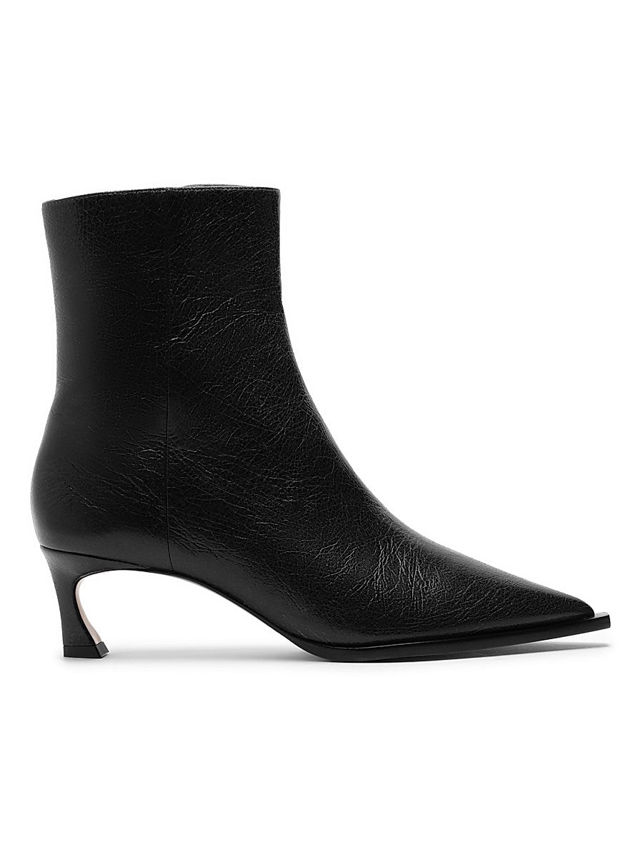 Myra 50MM Leather Booties