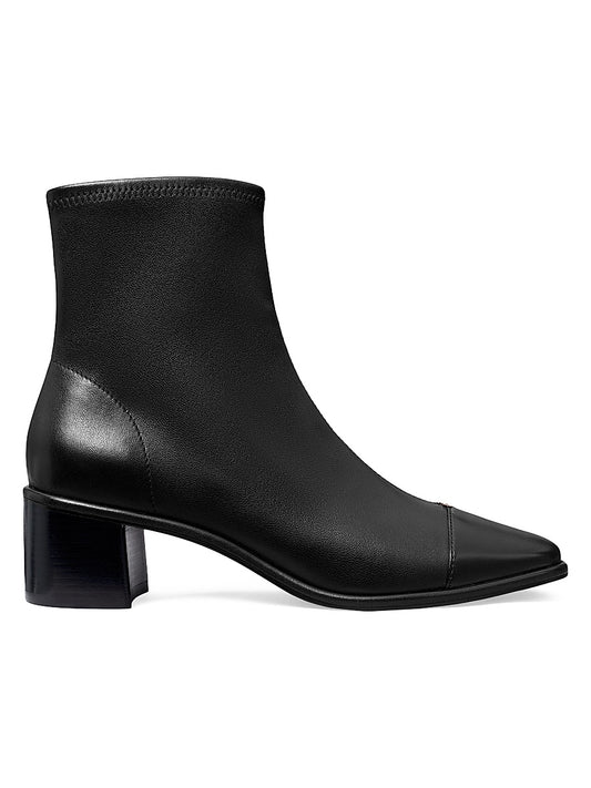 50MM Cap-Toe Leather Ankle Boots