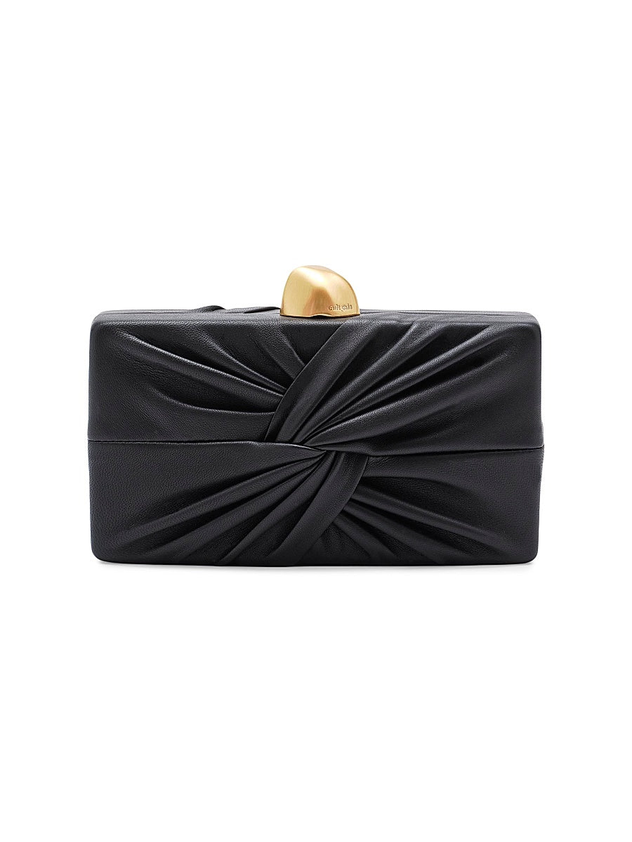 Lisse Leather Clutch