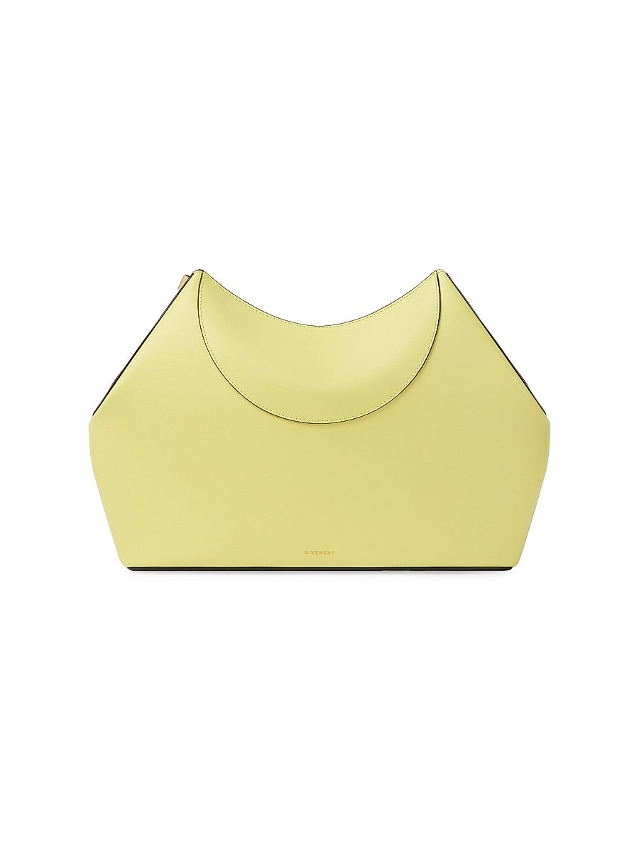 Facet Clutch in Leather