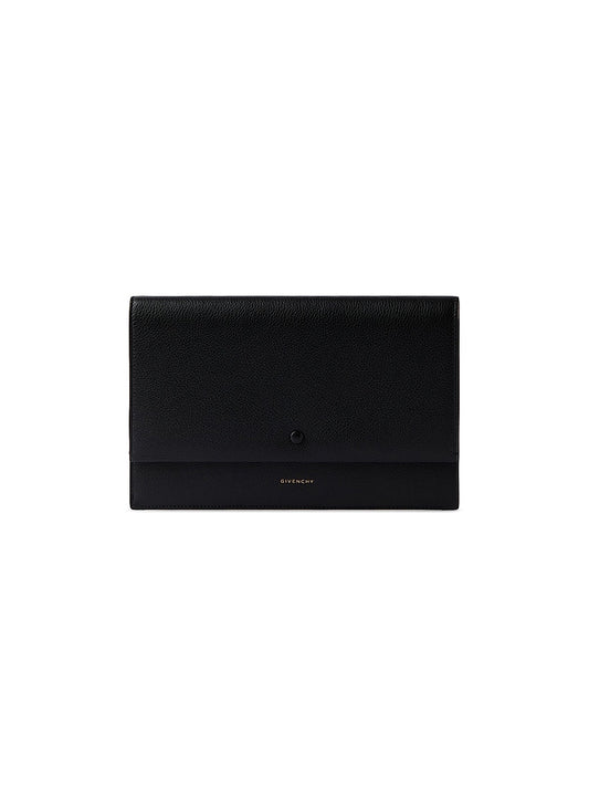 Day Flat Pouch in Grained Leather
