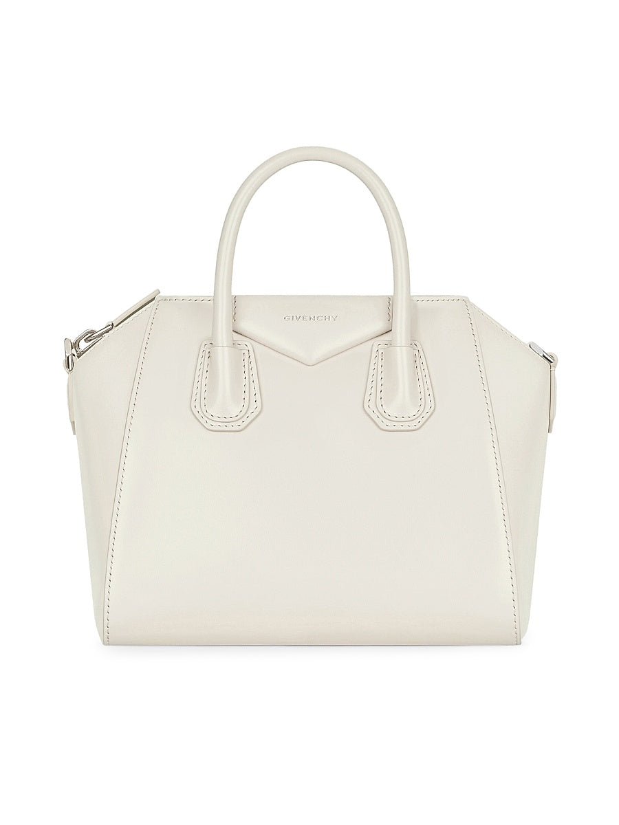 Small Antigona Top Handle Bag in Box Leather