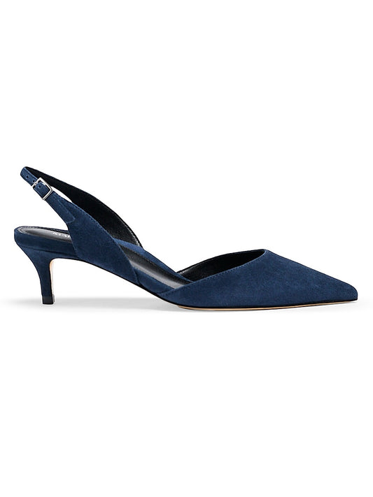 Classic 45MM Suede Slingback Pumps