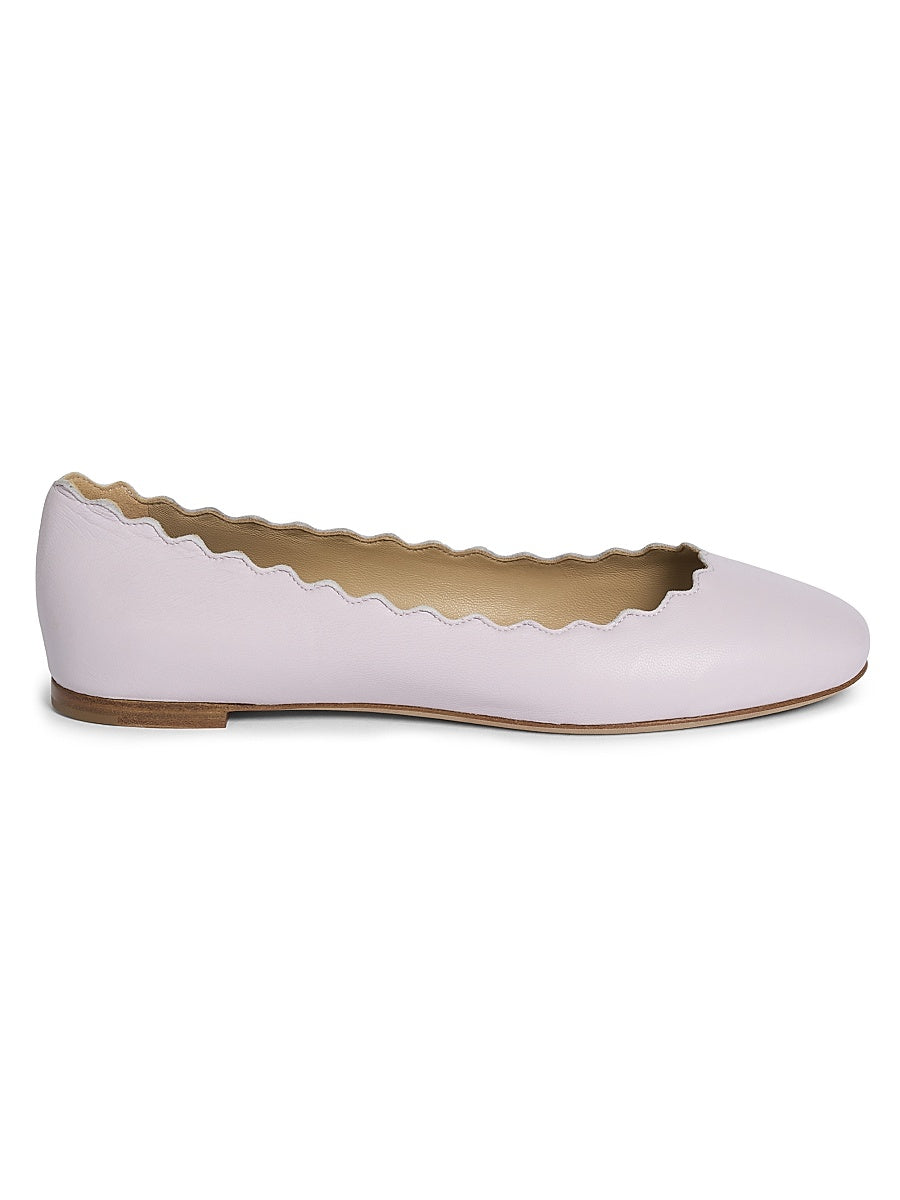 Lauren Leather Ballet Flats