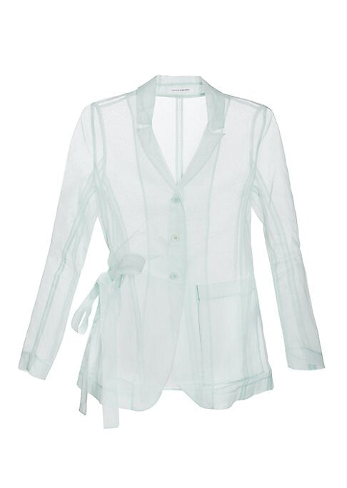 Knotty Sheer Blazer