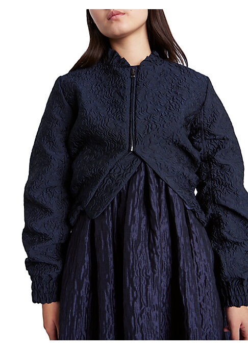 Gathered Sleeve Short Jacket