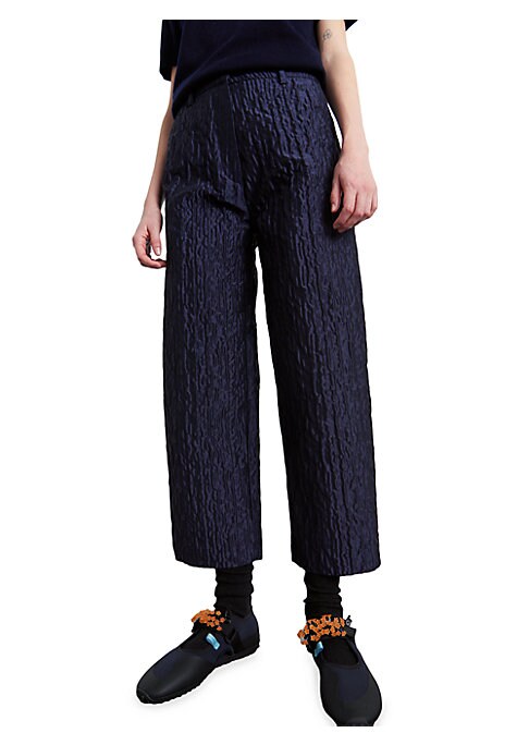 Chic Cropped Linen Trousers