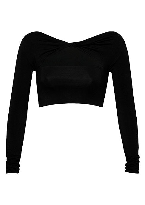 Twist Cutout Crop Top