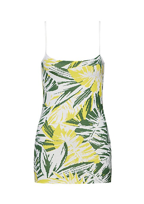 Abstract Palm Delight Dress