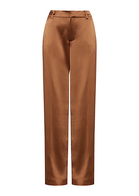 Silk Luxe Wide-Leg Pant