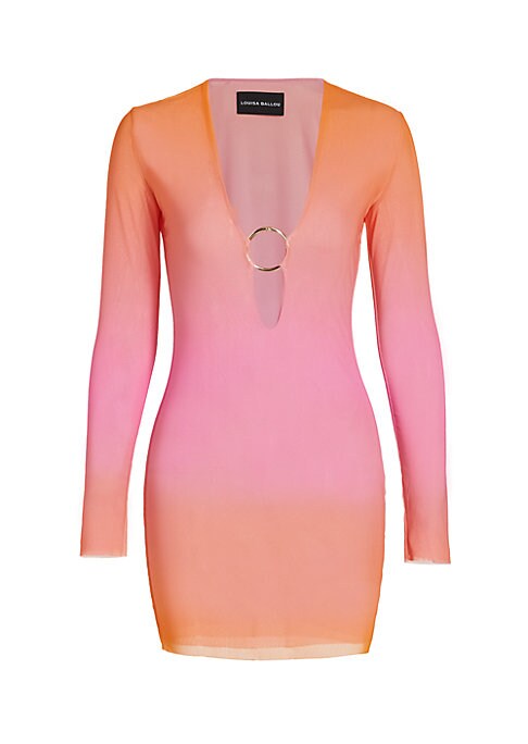O-Ring Ombre Mini Dress